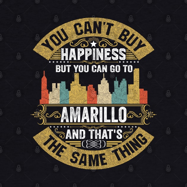 USA City Amarillo City T-Shirt I Love Amarillo Flag Texas State Home City Amarillo Map Native USA Flag by BestSellerDesign